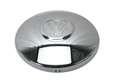 West Coast Metric - HUBCAP, CHROME WITH LOGO, BUG 68-79, GHIA 67-74, BUS 71-79, TYPE 3 1966-73