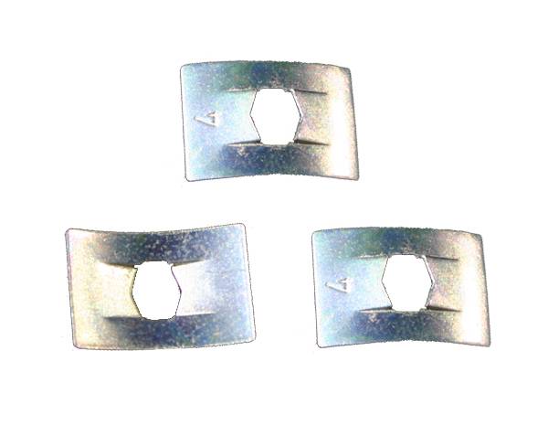 West Coast Metric - CLIPS, SET OF 3, DASH SCRIPT FOR KARMANN GHIA 1967-74 & VOLKSWAGEN SCRIPT FOR 1963-65