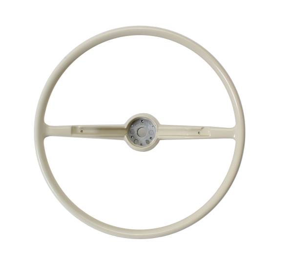 West Coast Metric - STEERING WHEEL, RECAST ORIGINAL VW, IVORY, BUG / GHIA / TYPE 3 1960-61 (Limited Quantities)