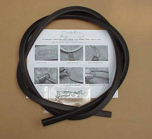 West Coast Metric - INSERT, REAR WINDOW TACKING RING, BUG CONV. 1963-74 *MADE BY WCM*