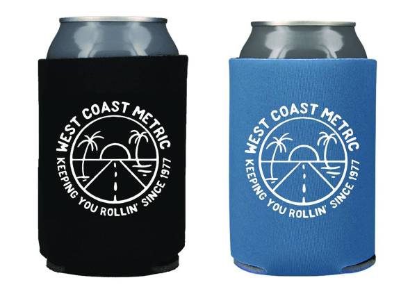 West Coast Metric - WCM KOOZIE *MADE IN USA* (Available in Black or Blue)