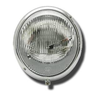 1954-1966 VW Beetle H4 Headlight Assembly - Fluted Lens - Each (Bulb not  included) - 111941037CF-H4