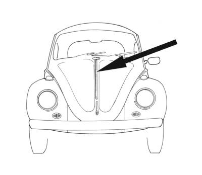 Body Molding, Emblems & Hardware for a 1969 VW Bug Convertible
