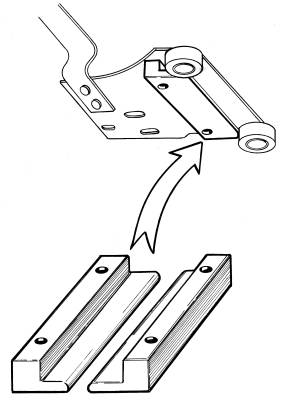 West Coast Metric - SUNROOF GUIDES, 2 NYLON BUSHINGS WITH RIVETS, BUG 1956-63, BUS 1955-67 *MADE IN USA BY WCM* - Image 2