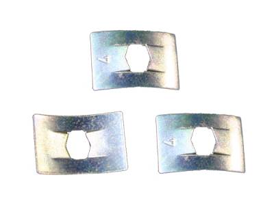 CLIPS, SET OF 3, DASH SCRIPT FOR KARMANN GHIA 1967-74 & VOLKSWAGEN SCRIPT FOR 1963-65