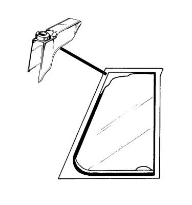 West Coast Metric - VENT WINDOW PIVOT, UPPER, BUG CONV. 1952-64 *MADE BY WCM* - Image 2