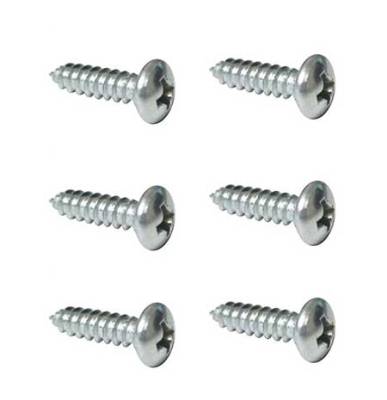 SCREWS, SUNVISORS AND VARIOUS APPLICATIONS #8 x 18mm SET OF 6