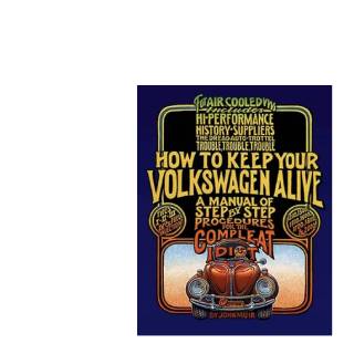 1972 VW Bug Sedan - Repair Books, Stickers & T-shirts - Photo/Illustrations Books