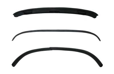 CONVERTIBLE TOP BOW KIT, GHIA CONV. 1958-67 1/2 (1967 Up to VIN 147610909 Includes: Header Bow, Above Rear Window Bow, Rear Tack Strip)